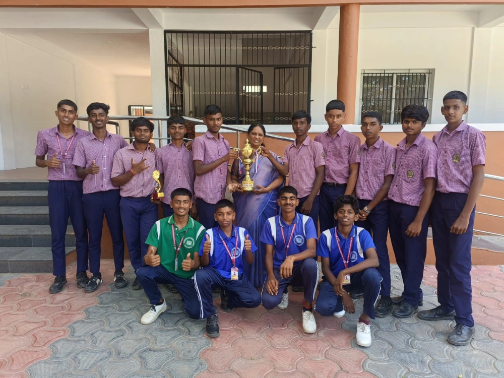Tamilnadu school hockey league district level match